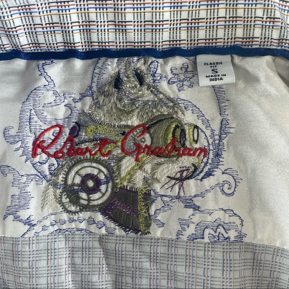 Robert Graham Multicolored Check Button Up - Picture 9 of 12